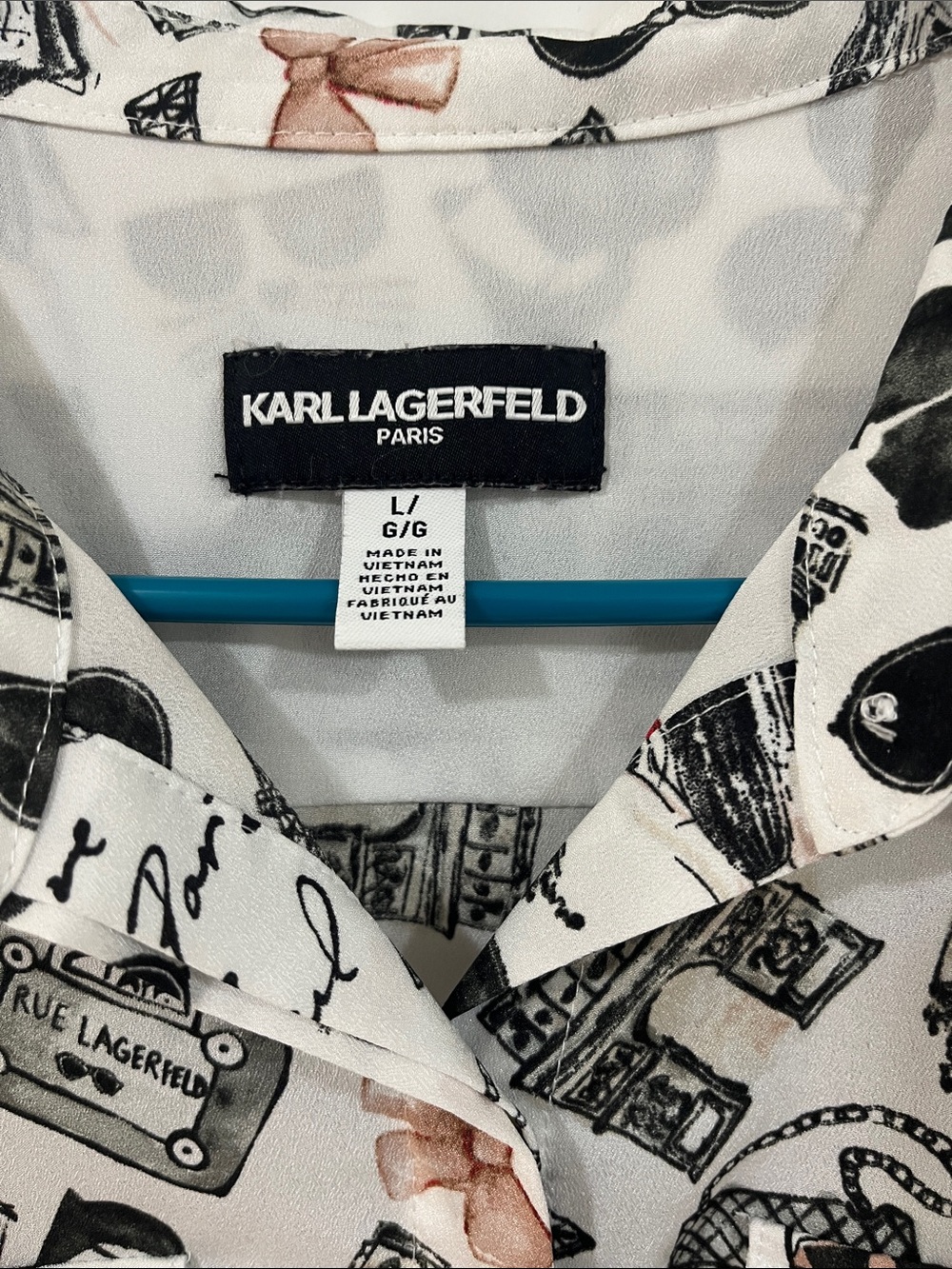 Karl Lagerfeld “Paris” shirt - Picture 2 of 5